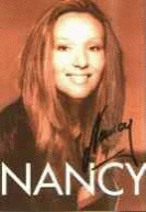 Autogrammkarte Nancy – Planet Colors Tour 2001
