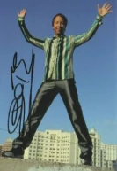 Autogrammkarte DJ BoBo – Celebration Show 2002