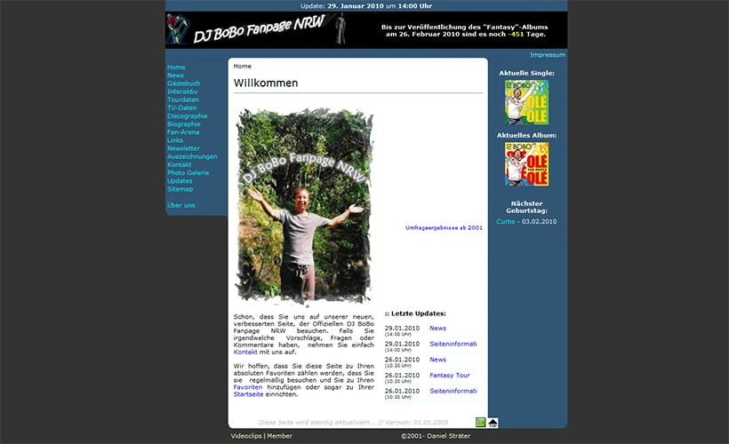 6.1. Design – 01.01.2005 – 01.02.2010 (kleinere Anpassungen)