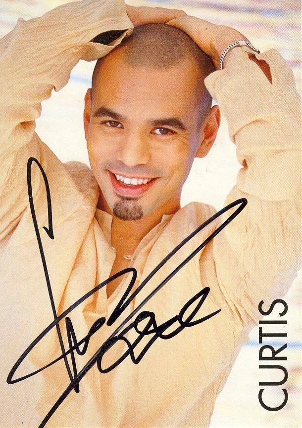 Autogrammkarte Curtis – Vampires Alive Tour 2008